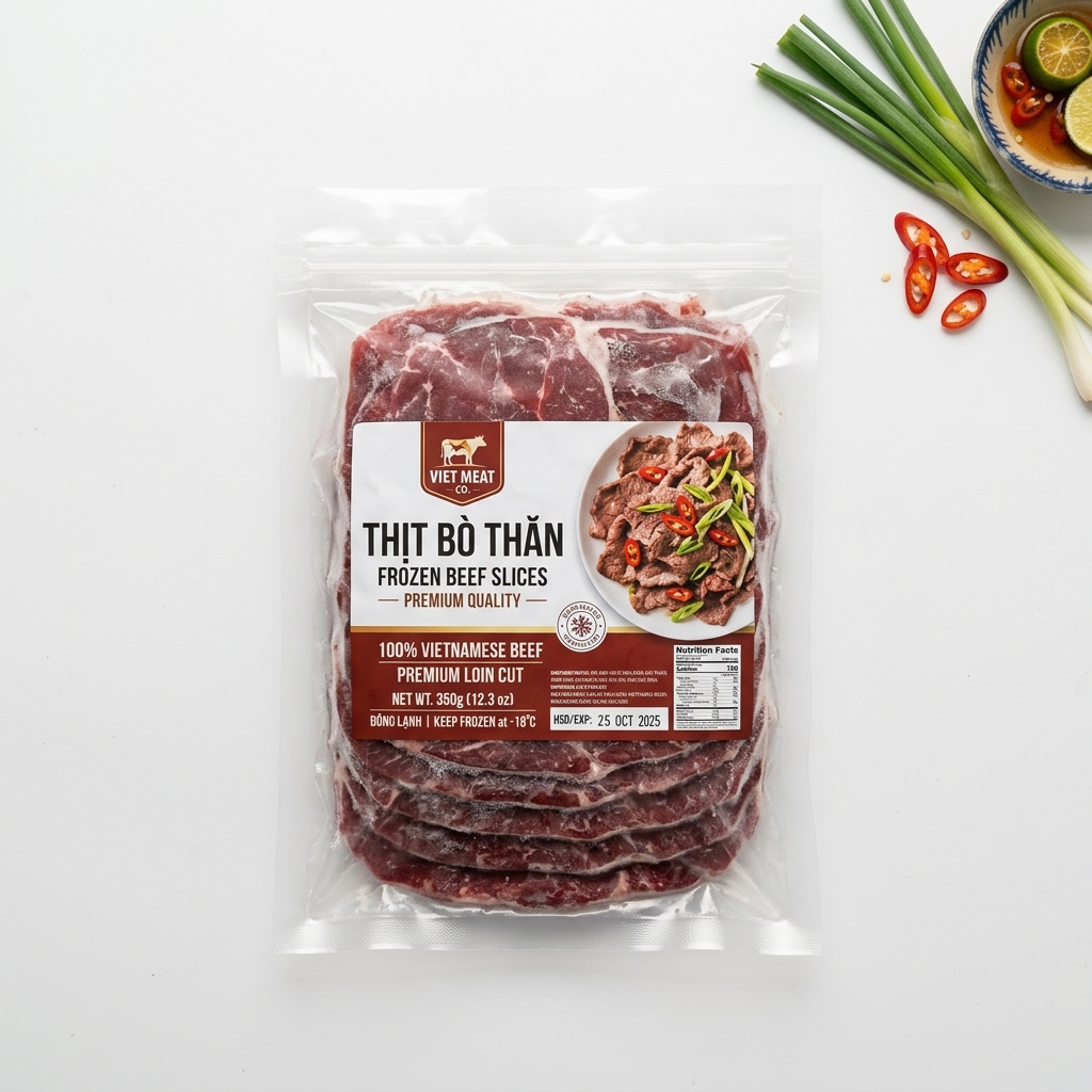 Thăn bò đông lạnh